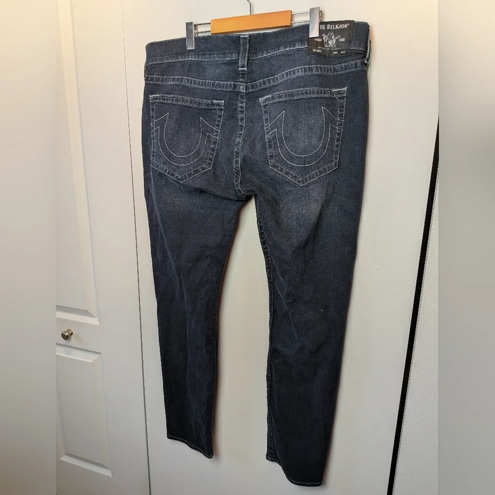 TRUE RELIGION Men Jeans Size 40 Rocco Relaxed Skinny - Picture 7 of 14